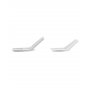 QWORK® 2 Pcs Outil de Pied de Biche pour Machine à Coudre, Aide à Couture Volumineuse en Plastique (2 Tailles)