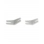 QWORK® 2 Pcs Outil de Pied de Biche pour Machine à Coudre, Aide à Couture Volumineuse en Plastique (2 Tailles)