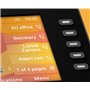 Snom D865 TéLéPhone Fixe VoIP avec ÉCran Couleur IPS 5 Inclinable, Wi-FI, Bluetooth 5.0, Audio HD, RéDuction De Bruit Avance