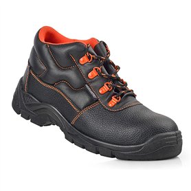 BLACKLEATHER 82102, Bottes de sécurité en Cuir S3 SRC Taille 37 Noir, Multicolore