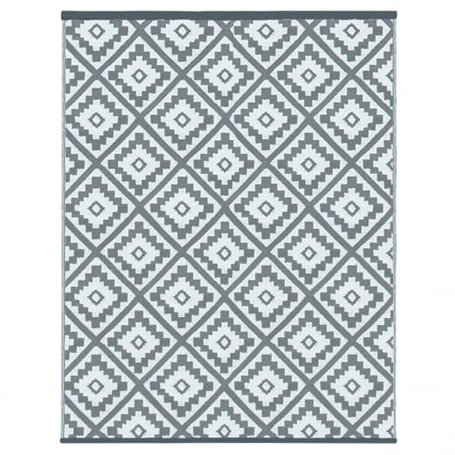 IDMarket - Tapis extérieur Bahamas Gris 270 x 370 CM