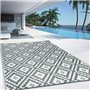 IDMarket - Tapis extérieur Bahamas Gris 270 x 370 CM