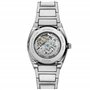 Fossil Montre pour femmes Everett, mouvement automatique, boîtier en acier inoxydable argenté de 42 mm avec bracelet en acier in