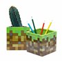 Minecraft - Bloc d'herbe - Pot à Plantes et à stylos