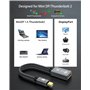 Silkland Adaptateur Mini DP 1.4 Vers DP 8K@60Hz 4K@144Hz, Thunderbolt 2 Nylon Avec HDR HBR3 G-Sync FreeSync, Mini DisplayPort Ve