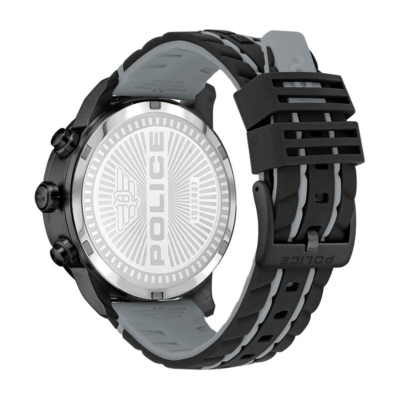 Image secondaire de Police Hommes Analogique-Numérique Quartz Montre avec Bracelet en 0