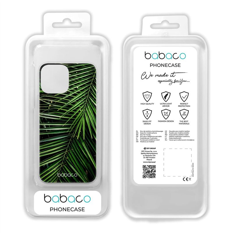 Image secondaire de Babaco ERT Group Coque de téléphone Portable pour Apple Iphone 13 Original et sous Licence Officielle Motif Plants 002 Parfaitem
