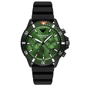 Emporio Armani Montre Chronographe pour Homme , Acier Inoxydable Ton Sur Ton, AR11463
