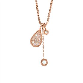 Fossil - Collier de Perles Blanches Val Classic Teardrop pour Femme, Jf04153791