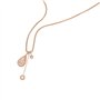 Fossil - Collier de Perles Blanches Val Classic Teardrop pour Femme, Jf04153791