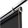 IDMarket - Lot de 3 Stores enrouleurs L.124 x H. 225 CM pour pergola Noir