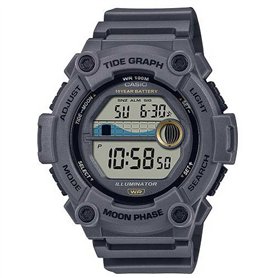 Casio Mixte Analogique-Numérique Quartz Montre avec Bracelet en Acier Inoxydable