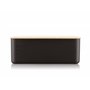 BODUM Bistro 11555-451 Boite à Pain Grand modèle, Couvercle Bambou, 24 cm x 37 cm x H 14 cm