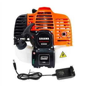 SAKAWA Moteur 2 temps Débroussailleuse Tarière 52,7 cc Démarrage électrique