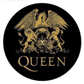 Pyramid International Queen Tapis pour Tourne-Disque pour mixage, grattage DJ et écoute à Domicile (Design Logo) – Produit Offic