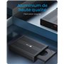 ICY BOX Boîtier externe 5,25 pouces pour lecteurs Blu-ray et DVD, USB 3.0, Boîtier externe pour graveur de DVD, Boîtier pour gra