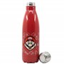 STOR Bouteille décorée avec une illustration du visage du personnage Mario en acier inoxydable 780 ml de capacité