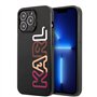 Karl Lagerfeld KLHCP13LPCOBK Coque rigide pour iPhone 13 Pro / 13 6,1" Noir/noir