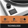 Lenco L-3810 Platine Vinyle à entraînement Direct - Platine Vinyle DJ - 33/45 Tours/Minute - contrôle de Pas - système de Lectur