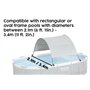 Bestway Flowclear Auvent pour Piscine 2,10 m X 3,40 m