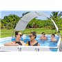 Bestway Flowclear Auvent pour Piscine 2,10 m X 3,40 m