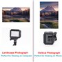 FLYAMAPIRIT Adaptateur vertical à 90 degrés pour caméra d'action GoPro Hero et autres caméras de sport