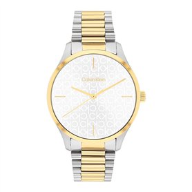 Calvin Klein Montre Analogique à Quartz Unisex avec Bracelet en Acier Inoxydable à Deux Coloris - 25200167