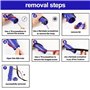 4 Bandes en Peluche Uniquement pour Les Bandes de Brosse à Rouleau à entraînement Direct Dyson Original V8 V10 avec Tournevis