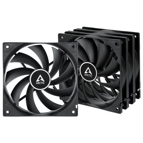 ARCTIC F12 PWM PST (5 Pièces) - 120 mm, Haute Performance, Ventilateur Boitier, Refroidisseur Silencieux pour UC, Fonction de Pa