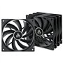 ARCTIC F12 PWM PST (5 Pièces) - 120 mm, Haute Performance, Ventilateur Boitier, Refroidisseur Silencieux pour UC, Fonction de Pa