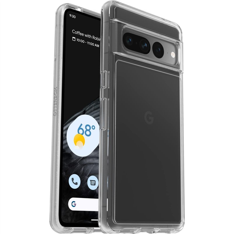 Otterbox Symmetry Clear Coque pour Google Pixel 7 Pro, Antichoc, Anti-Chute, Protection Fine, supporte 3 x Plus de Chutes Que la