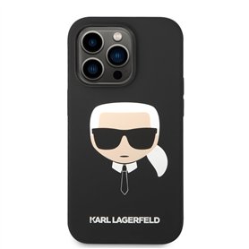 Karl Lagerfeld KLHCP14XSLKHBK Coque de Protection Rigide pour iPhone 14 Pro Max