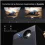 WEMAX Dice True 1080p Mini Projecteur Portable, Batterie 3 Heures, 700 ANSI Lumens, 4K HDR10, Videoprojecteur WiFi Bluetooth, An
