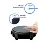 iDaPro [4Pcs Protection d'Ecran pour Garmin Forerunner 255/255 Music 46mm+[4Pcs] Bouchons anti-poussière silicone,Verre Trempé,D