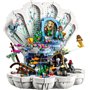 LEGO 43225 Disney Le Coquillage Royal de La Petite Sirène, Maquette à Construire, Modèle Réduit avec Figurines, pour Femmes et H