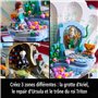 LEGO 43225 Disney Le Coquillage Royal de La Petite Sirène, Maquette à Construire, Modèle Réduit avec Figurines, pour Femmes et H