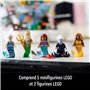 LEGO 43225 Disney Le Coquillage Royal de La Petite Sirène, Maquette à Construire, Modèle Réduit avec Figurines, pour Femmes et H