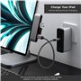 SATECHI Adaptateur SD USB-C Mobile Pro avec Chargeur USB-C, HDMI 4K, USB 3.0, Lecteurs de Cartes Micro/SD et Prise Jack 3,5mm - 