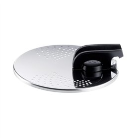 Tefal Ingenio Couvercle égouttoir acier inoxydable, Rangement facile, Multidiamètre, Compatible Ingenio, Compatible lave-vaissel
