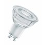 OSRAM Lampe LED dimmable Superstar avec un rendu des couleurs particulièrement élevé (CRI90), GU10-base, verre clair ,Blanc chau