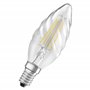 OSRAM Lampe LED dimmable Superstar avec un rendu des couleurs particulièrement élevé (CRI90), E14-base, Aspect filament ,Blanc f