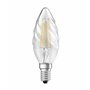 OSRAM Lampe LED dimmable Superstar avec un rendu des couleurs particulièrement élevé (CRI90), E14-base, Aspect filament ,Blanc f