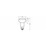 OSRAM Lampe LED dimmable Superstar avec un rendu des couleurs particulièrement élevé (CRI90), E27-base, verre clair ,Blanc chaud