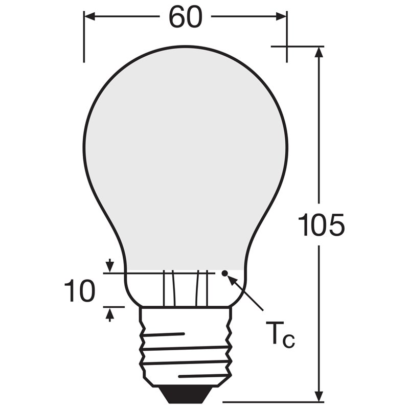 Image secondaire de OSRAM Lampe LED dimmable Superstar avec un rendu des couleurs particulièrement élevé (CRI90), E27-base, verre dépoli ,Blanc froi
