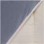 IDMarket - Couette 200x200 CM Zoe Polaire biface Gris et crème 400 GR