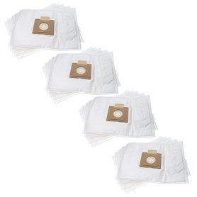 vhbw 20x Sacs remplacement pour Kärcher 4054278229652, 2.863-236.0 pour aspirateur - microfibres non tissées, 35cm x 26,5cm blan