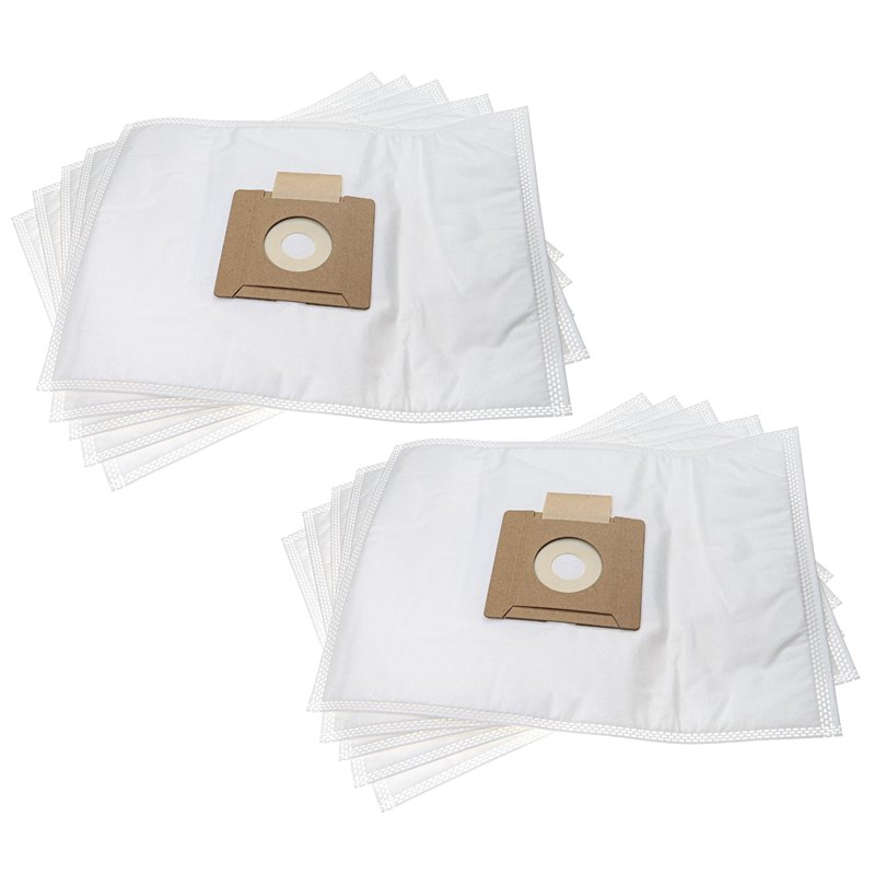 vhbw 10x Sacs remplacement pour Kärcher 4054278229652, 2.863-236.0 pour aspirateur - microfibres non tissées, 35cm x 26,5cm blan
