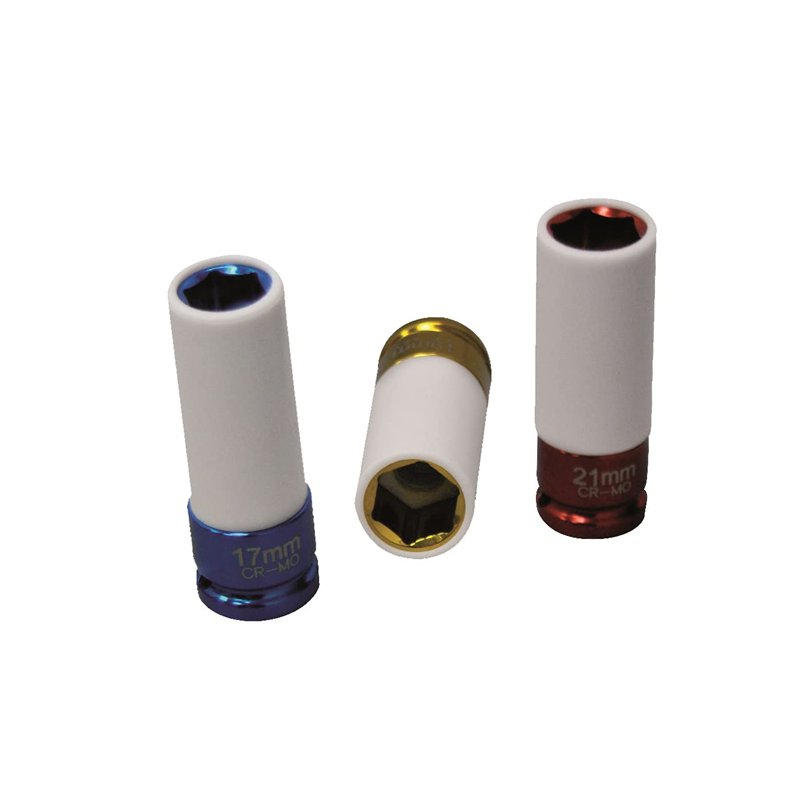 PRECISION STEEL 3 Douilles pour clé à Choc 1/2