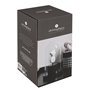 Atmosphera - Cloche Subli - résine et Verre - Noir et Blanc - H21 cm