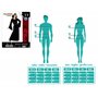 ATOSA déguisement femme araignée noir adulte M